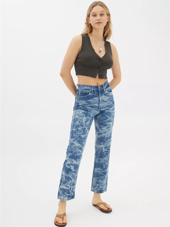 BDG Denim - BDG Urban Outfitters High Rise Acid Wash Cowboy Jeans